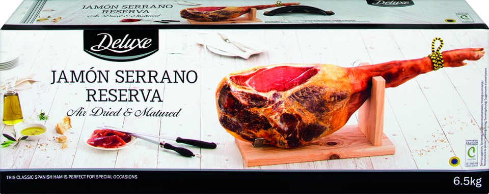 Next week Serrano ham will be offered at a reduced price