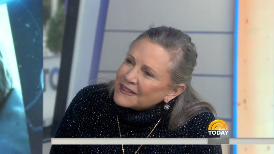 The 60-year-old is releasing her new book about her time as Princess Leia 