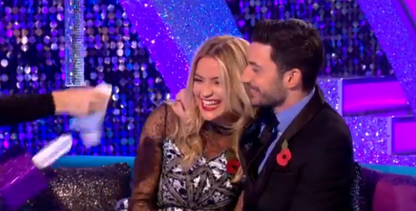  Dance partner Giovanni Pernice comforted her as Zoe handed her a tissue