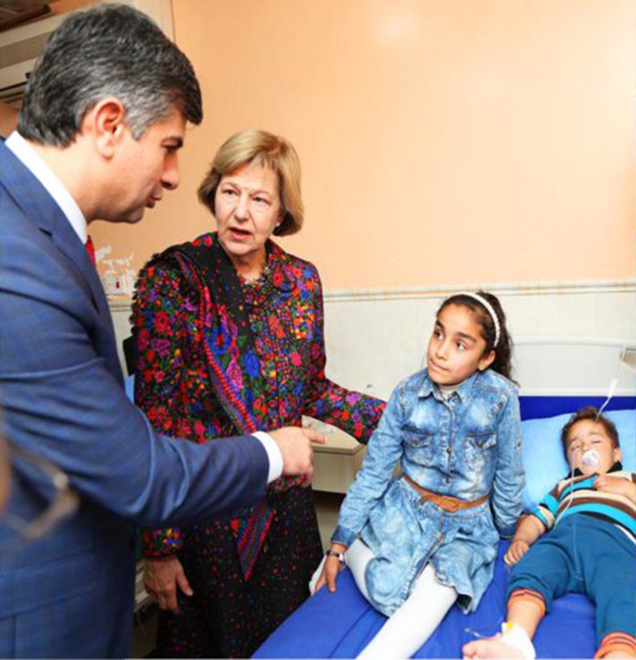  The Amar Foundation helps to run a hospital near Mosul that treats children fleeing the conflict in northern Iraq