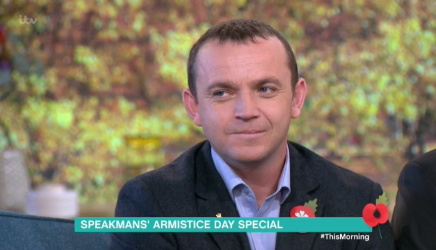  This Morning hosts Ruth Langsford and Eamonn Holmes met a former soldier who'd been suffering from PTSD