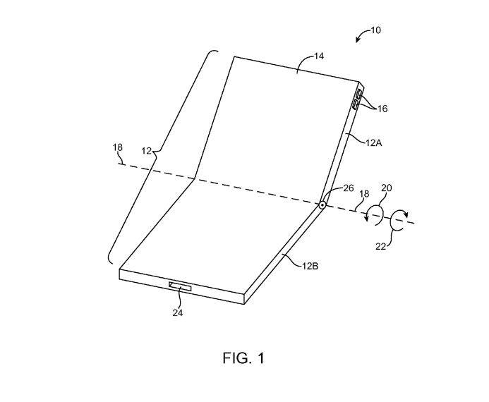 This image from an Apple patent filing could hint at the fruity firm's future plans