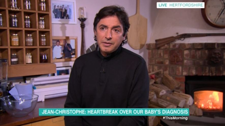  Jean-Christophe Novelli has opened up about his baby son's cancer battle