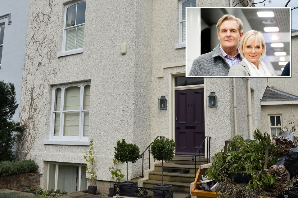 Cold Feet . . . Karen and David's pad in Manchester suburb would fetch £1.1million