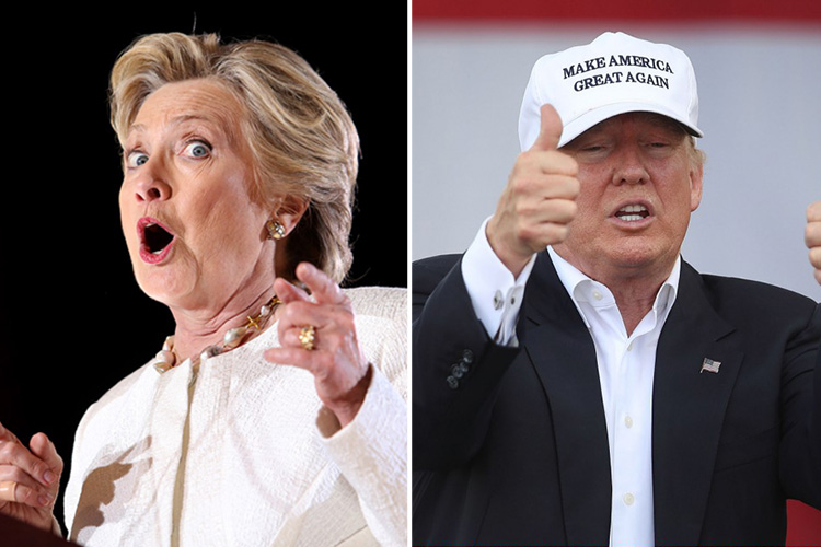  The first exit polls showing whether Hillary Clinton or Donald Trump is President will be revealed at midnight UK time on November 8