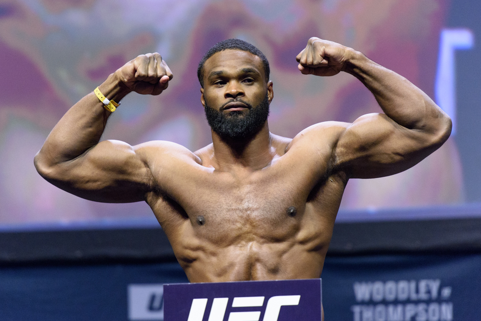  UFC welterweight champion of the world Tyron Woodley