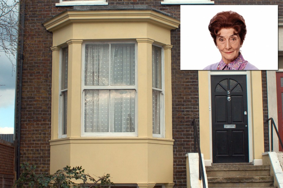 EastEnders . . . Dot Cotton's property would be worth £1million now