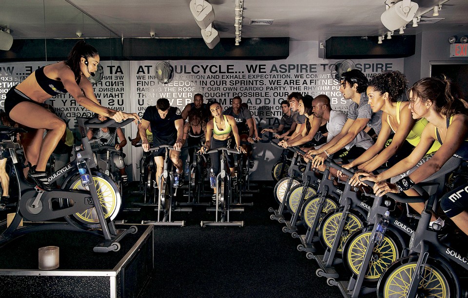  Get on yer bike at SoulCycle