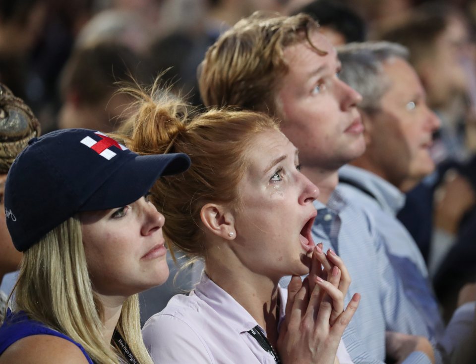  Many watched the results roll in with disbelief