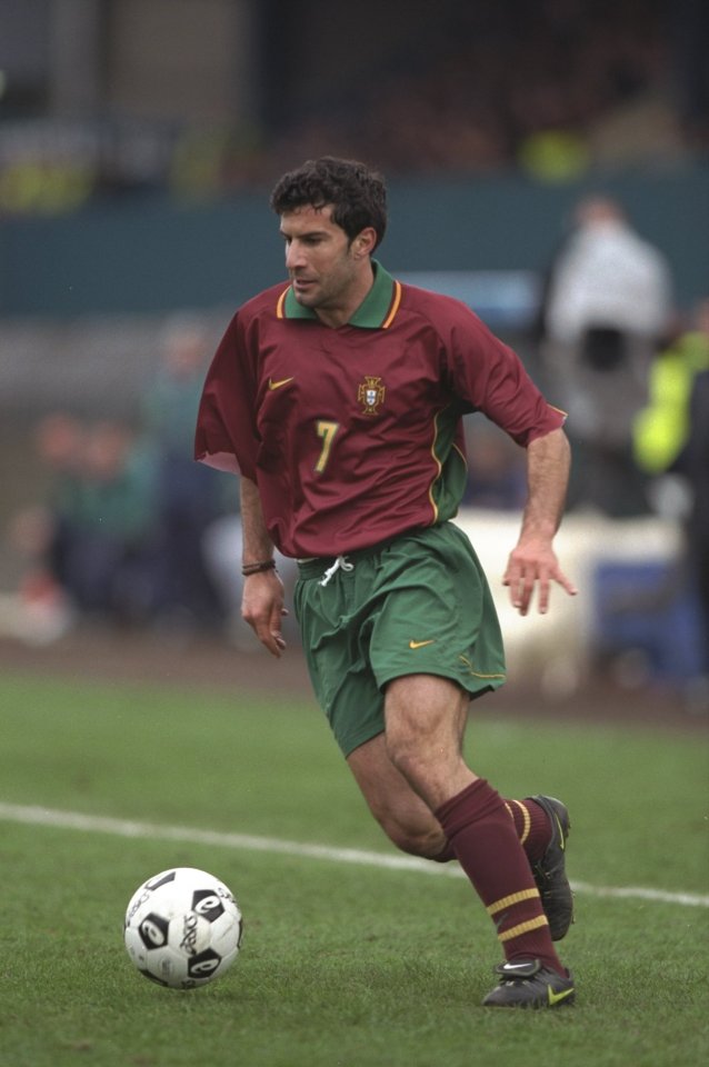  Luis Figo was the star of Portugal even back in 1997 but they missed out on World Cup