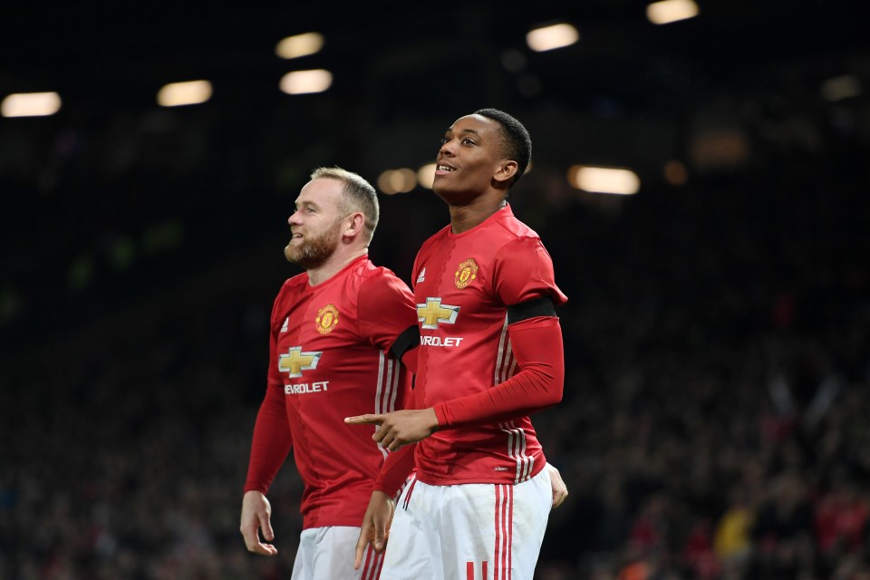  Anthony Martial turned it on in the second half clinically grabbing two goals