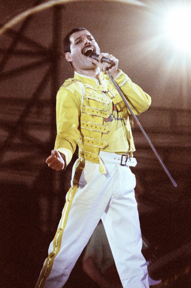 Freddie Mercury became a legend as the lead singer of Queen 