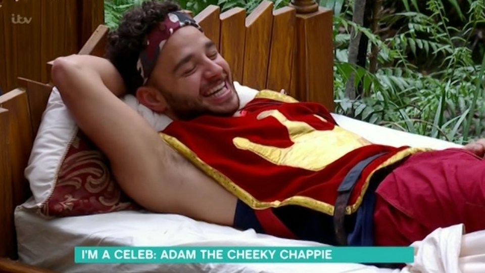  Adam was quizzing Sam Quek about group showers