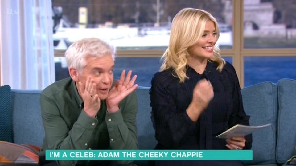  Holly Willoughby was shocked by Adam's comments