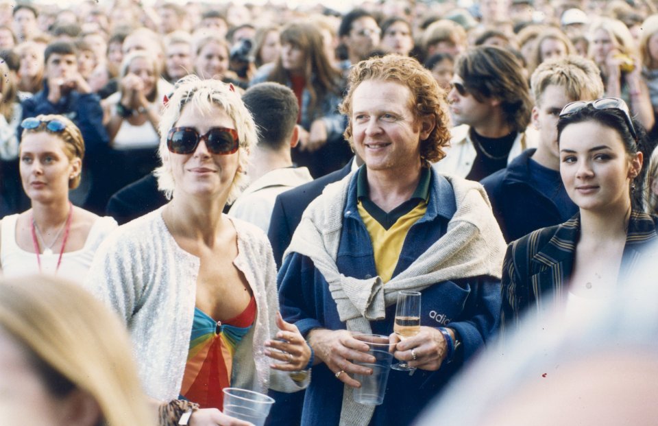 Mick Hucknall and Martine McCutcheon