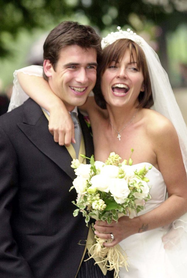  Davina McCall married Matthew Robertson in 2000