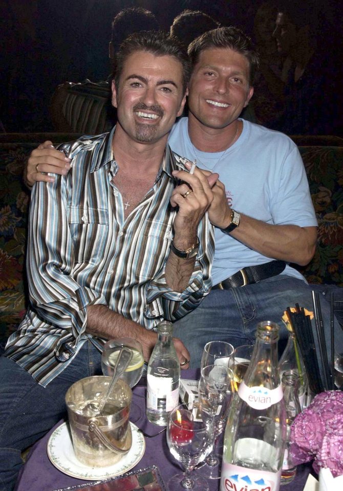 George Michael and Kenny Goss 