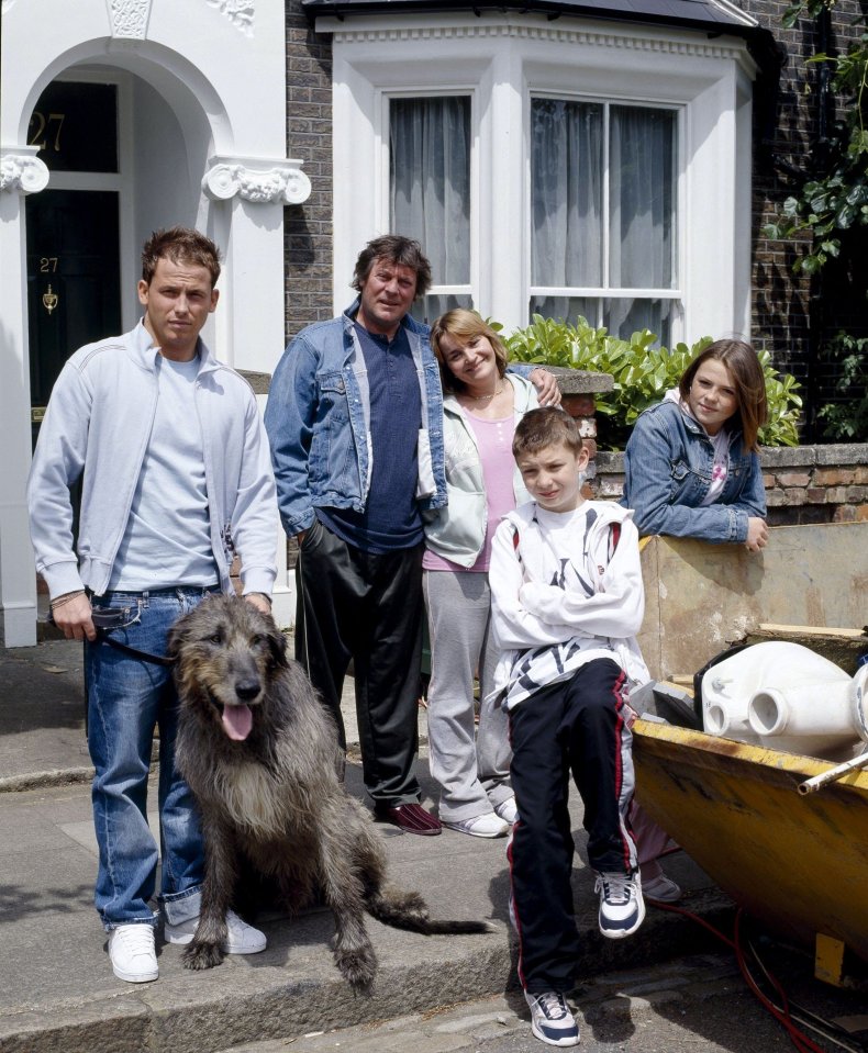 The family joined the square in 2004 and were joined shortly after by older sister Dawn player by Kara Tointon