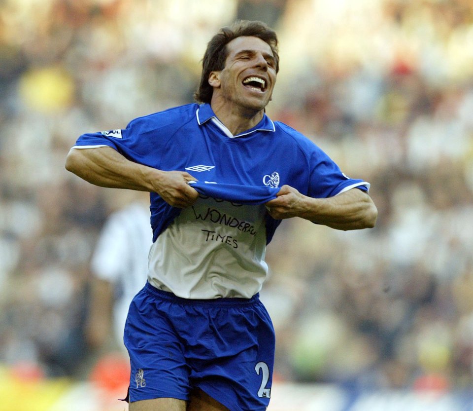 Zola starred for 7 years at Stamford Bridge