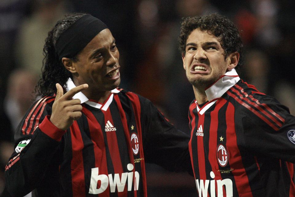  Pato was a team-mate of Brazil star Ronaldinho at AC Milan