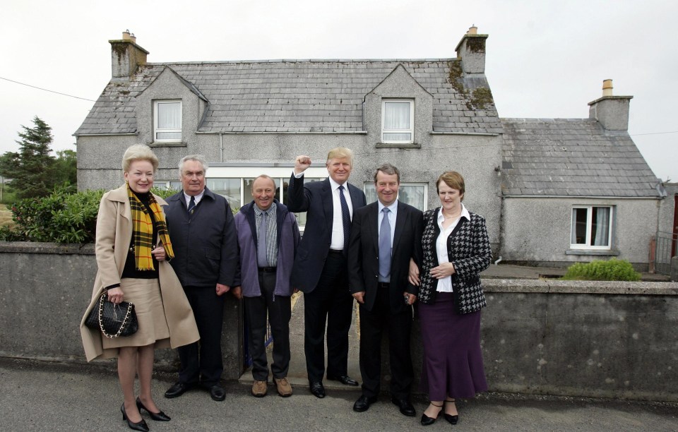  Trump caught up with his Scottish family in 2008