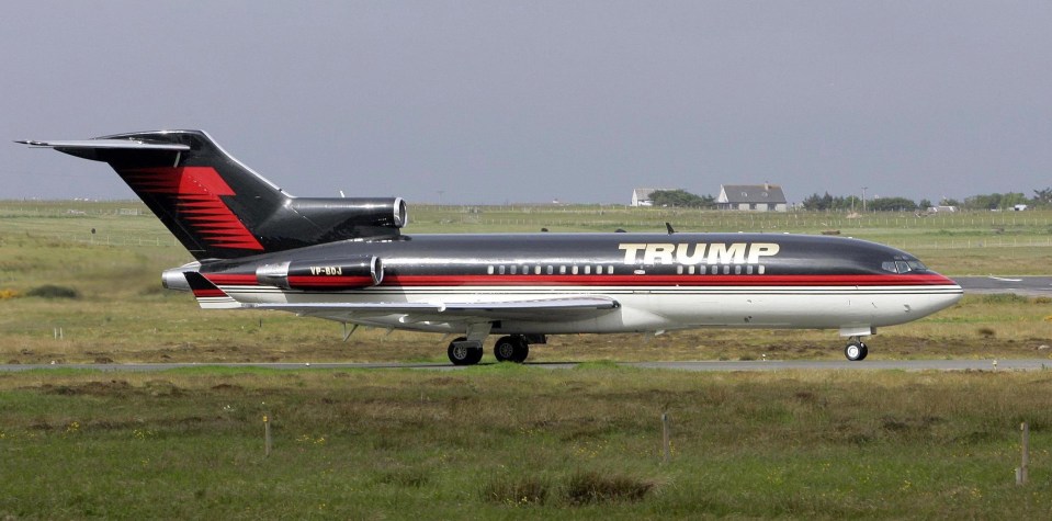  He jetted in on a Trump jet