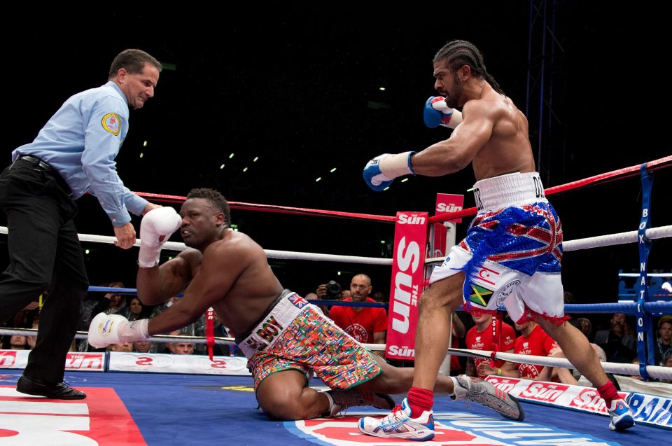 David Haye battered Dereck Chisora