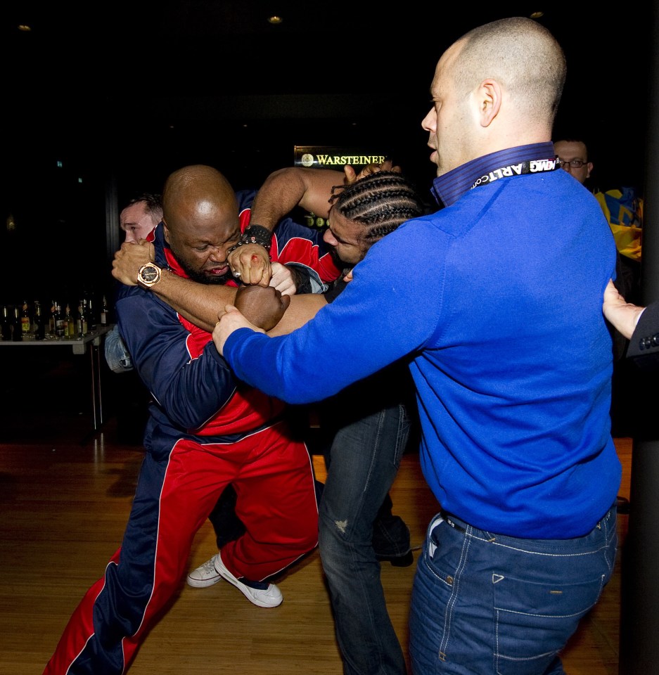 Dereck Chisora and David Haye 