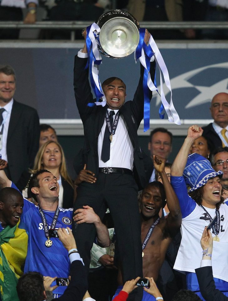 Di Matteo famously led Chelsea to Champions League glory in 2012