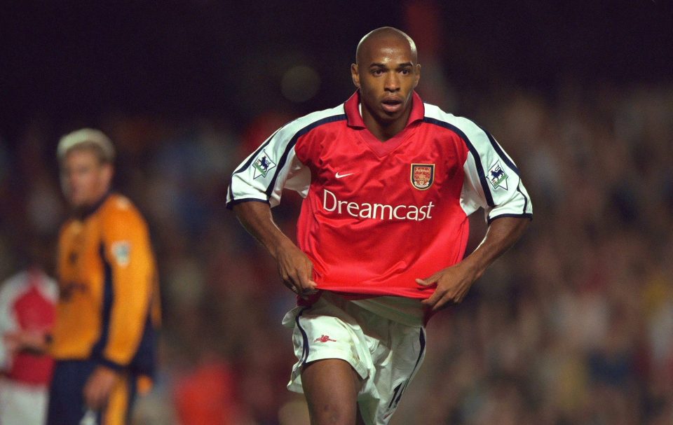 Arsenals record goalscorer Thierry Henry scored 150 Premier League goals in 230 games 