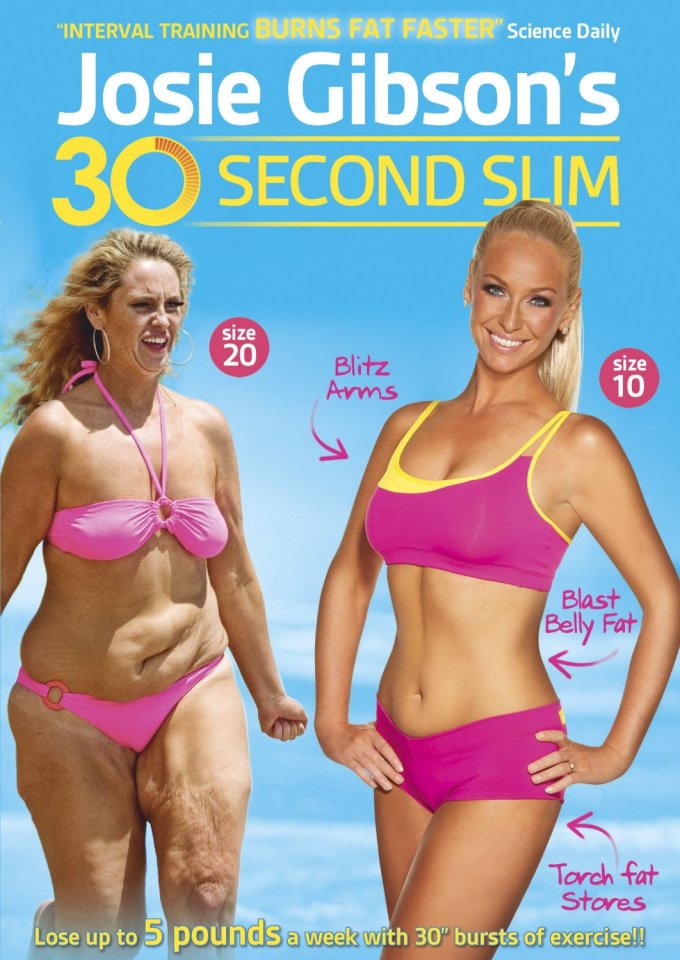  Josie released a fitness DVD after her amazing transformation