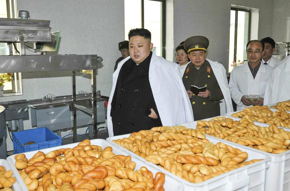  It seems Kim's main job other than visiting nuke installations is sampling North Korean nosh