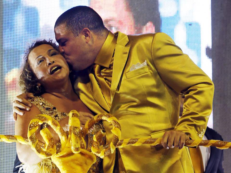  Brazilian striker Ronaldo has lived a party lifestyle