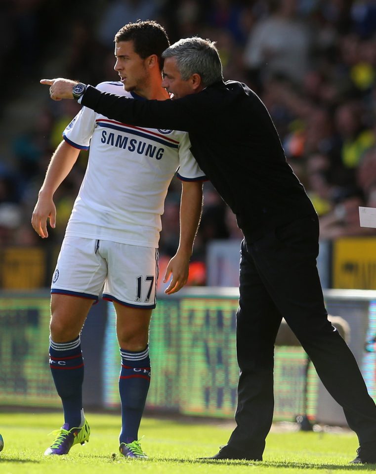 Hazard was accused of letting Mourinho down before he was axed