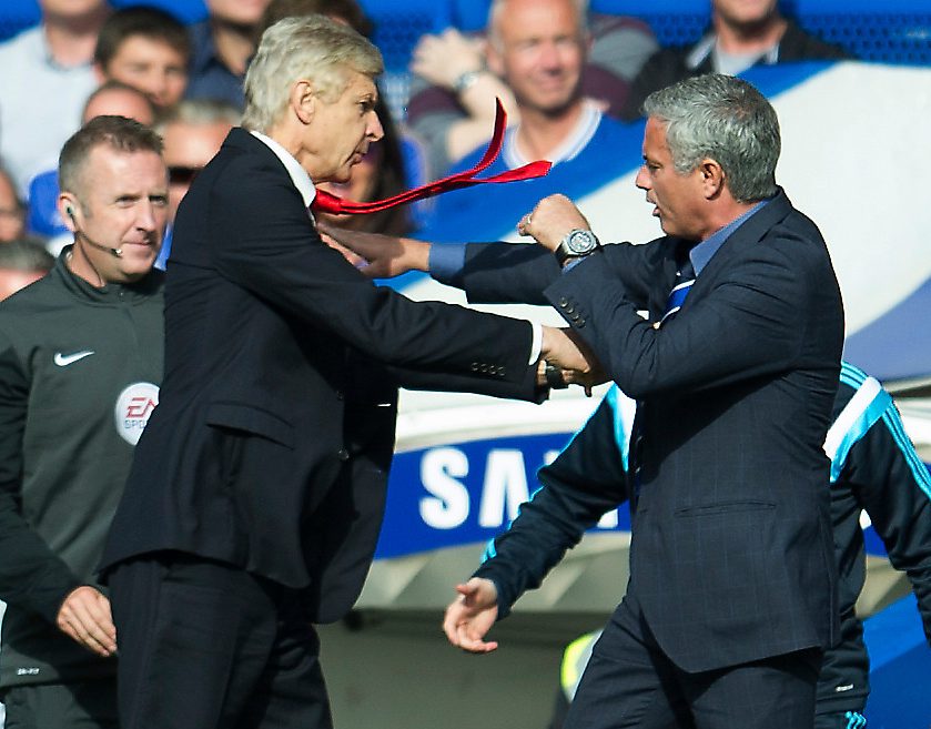 Its fair to say Wenger and Mourinho do not see eye to eye and have had their fair share of clashes