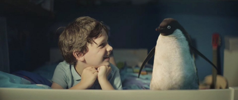  Rhys played Sam in memorable penguin ad