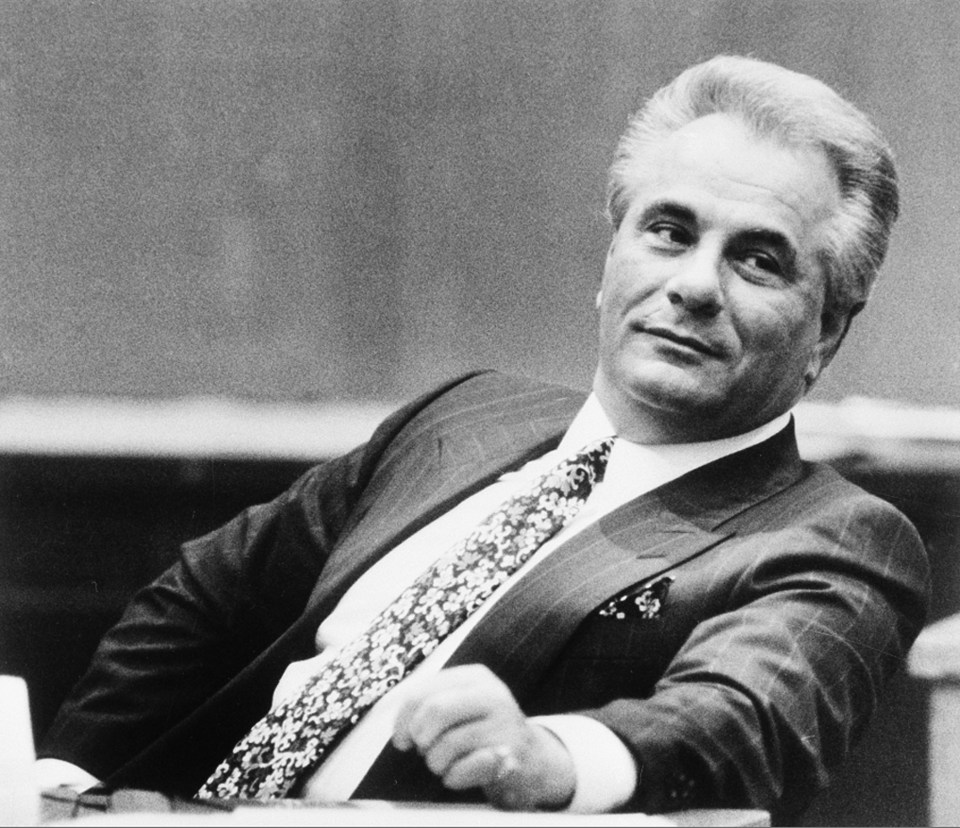  John Gotti, the reputed boss of the notorious Gambino crime family that terrorised New York