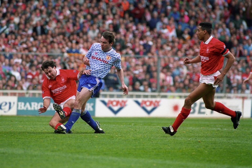 Brian McClair scored in the 1-0 win over Nottingham Forest