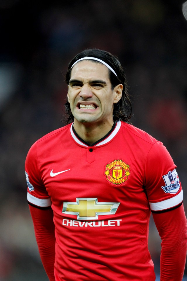 Falcao flopped in spectacular style at Manchester United