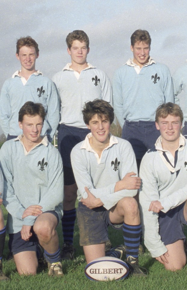 Eddie Redmayne and Prince William at Eton