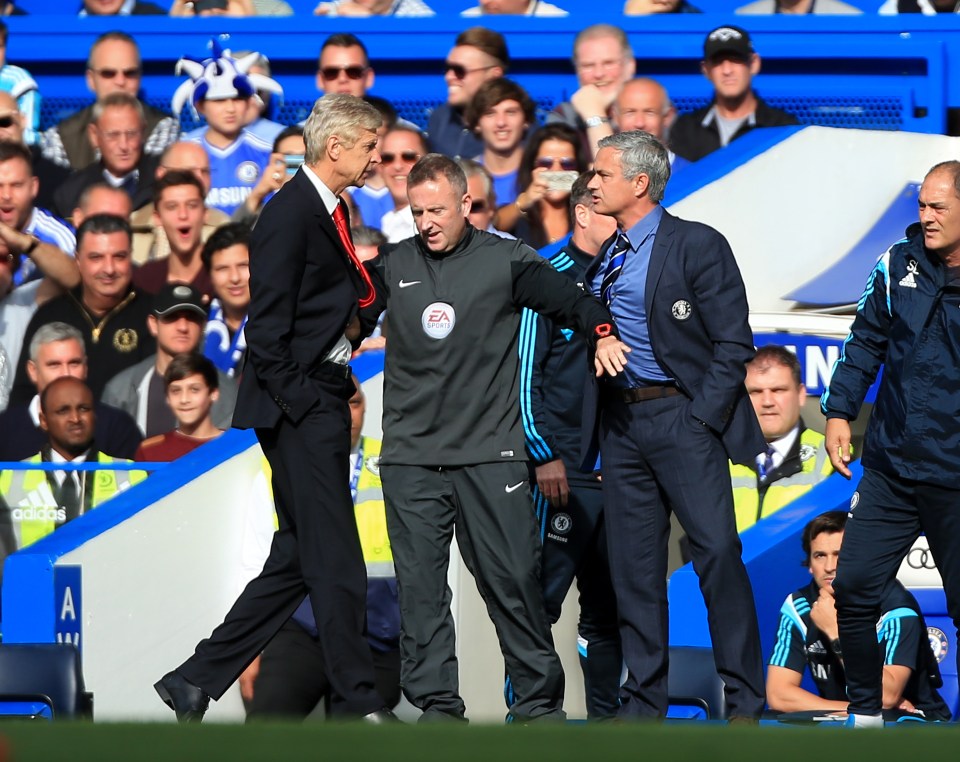 Arsene Wenger and Jose Mourinho have had their fair share of fall-outs in the past