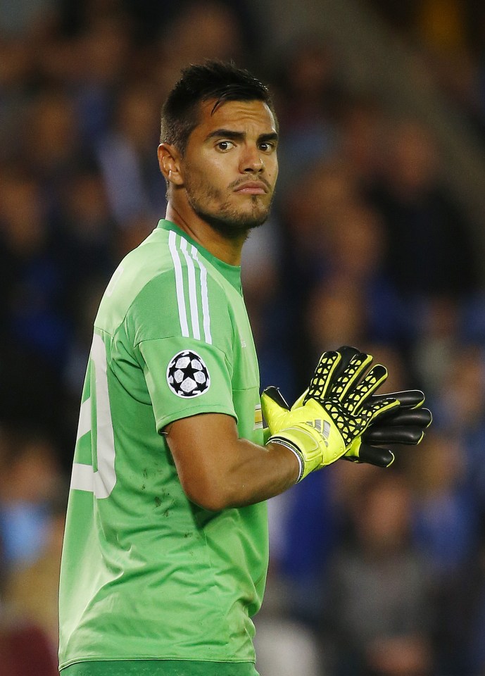 Sergio Romero also got his hair done before the big match with Chelsea 