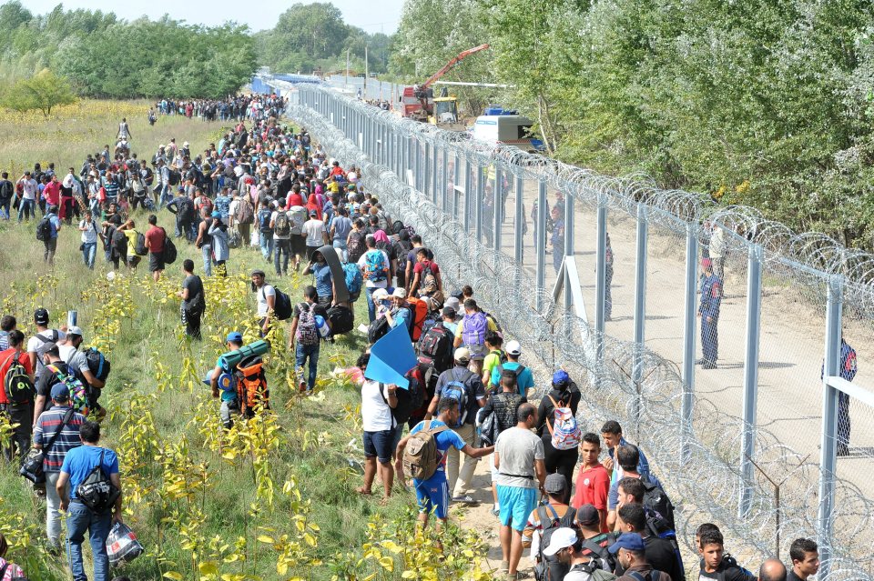 The President referred to the EU’s clamour for help when 50,000 migrants massed at the Bulgarian border a year ago