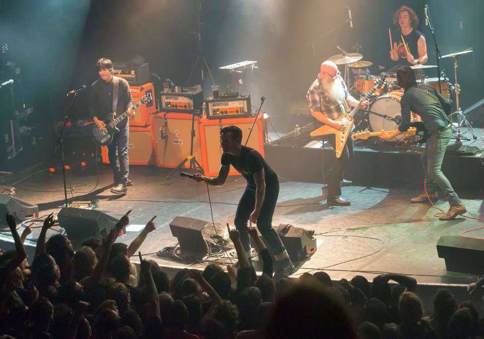  Eagles of Death Metal on stage at the Bataclan moments before attackers burst in