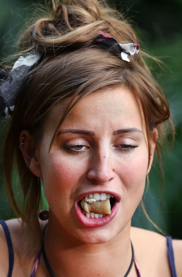 Ferne McCann impressed viewers as she chowed down on insects