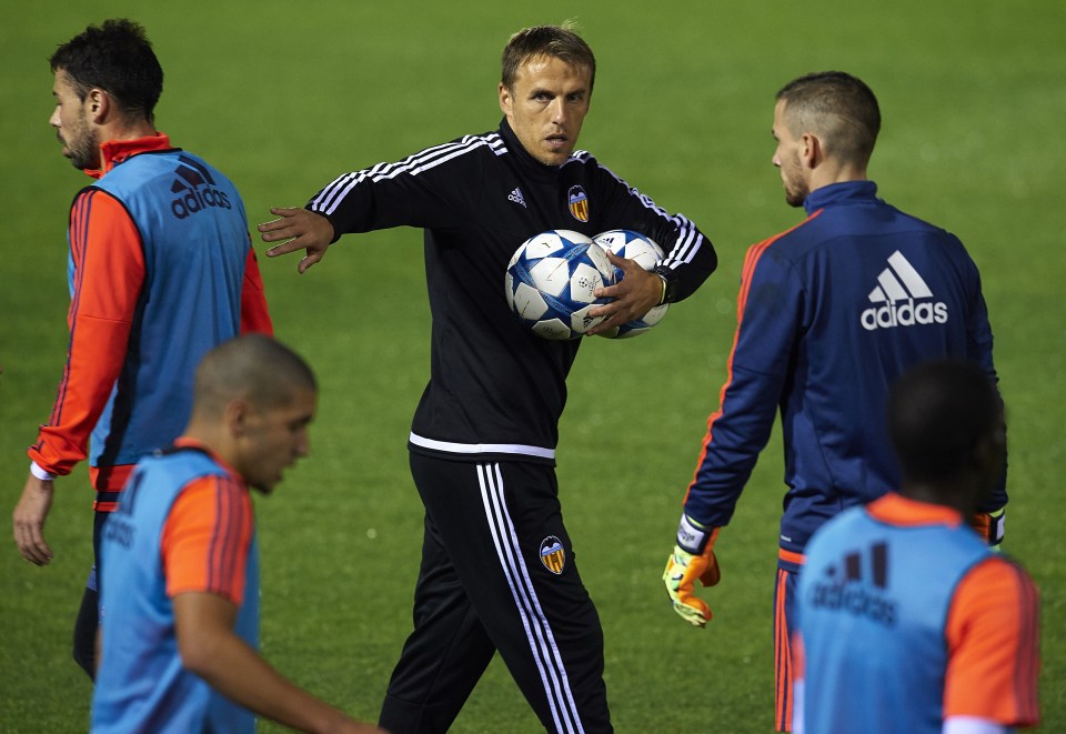 Phil Neville has been lined up to become the new manager of League One Bury