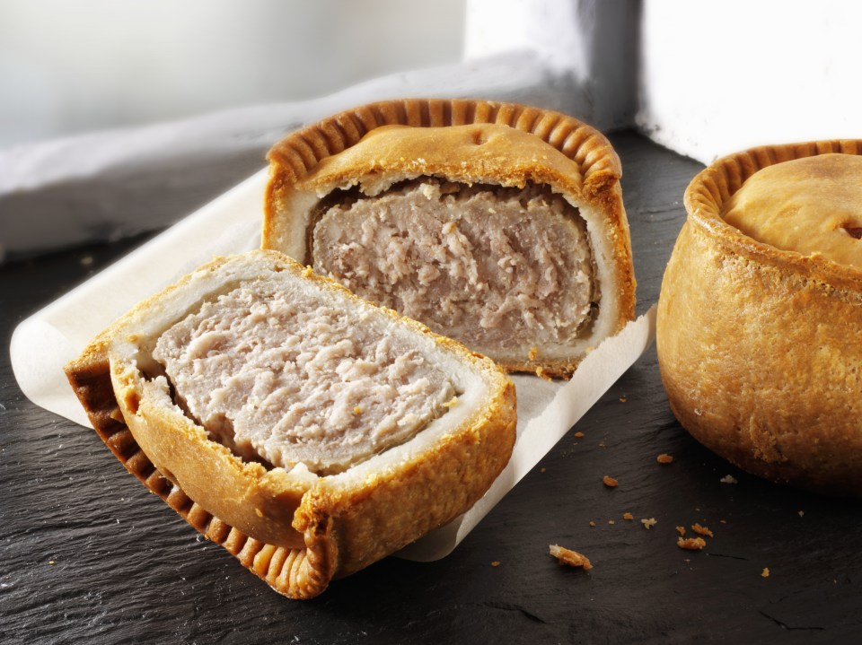  The last note was spent at an old style pork pie shop in Melton Mowbray, Leicestershire... pork pie anyone?