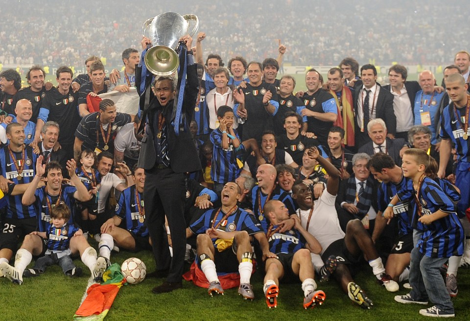  Jose Mourinho won the Treble with Inter Milan in 2009-10