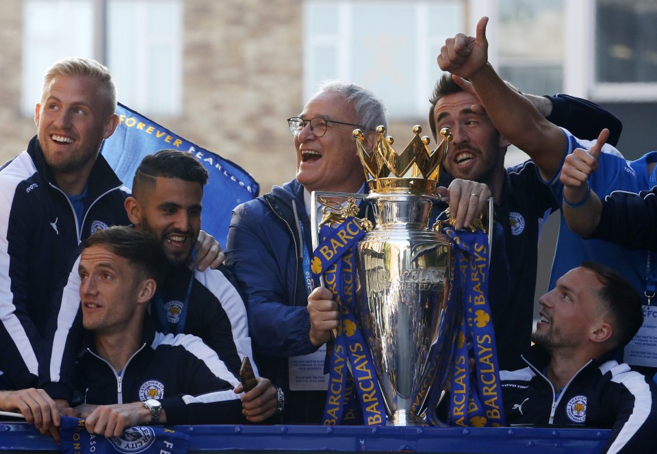 Mahrez scored 17 goals as Leicester remarkably won the Premier League title