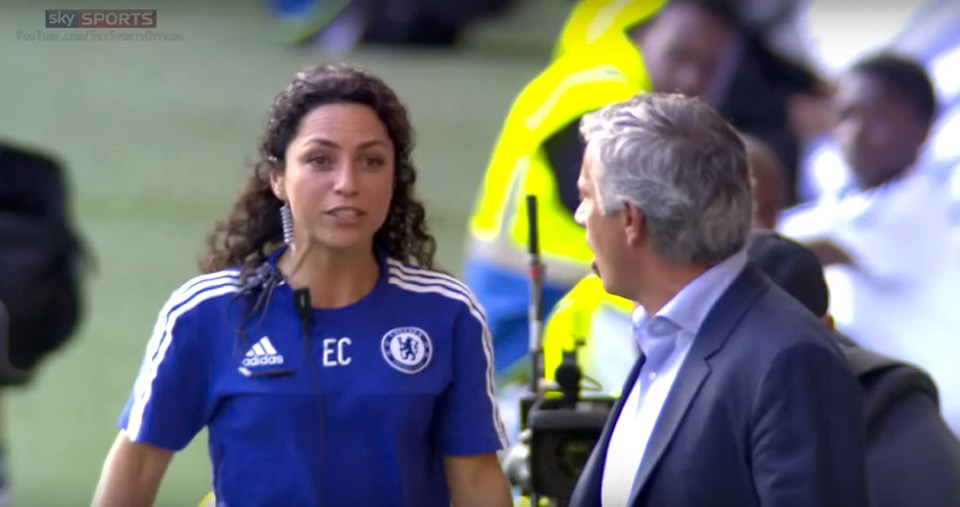 She was branded 'naive' by then Chelsea boss Jose Mourinho in August 2015 for treating Eden Hazard in stoppage-time